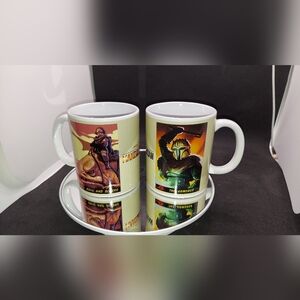 2020 Star Wars The Mandalorian Coffee Tea Mugs The Armorer and Kuiil And Blurrg